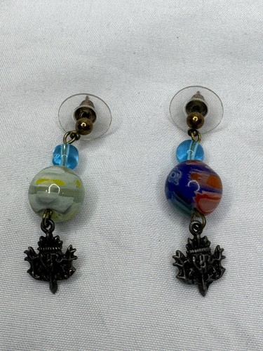 Glass Menagerie Bead Dangle Drop Earrings Victoria Richard Emprise