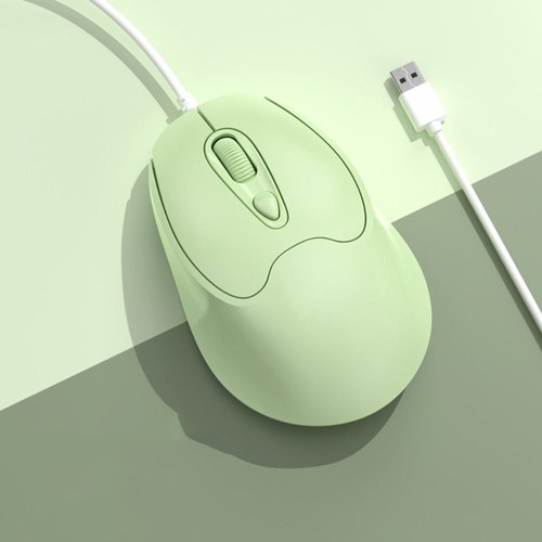 USB Wired Mute Mouse Type C USB Cable Ergonomic Mice Notebooks PC Laptop - Picture 17 of 26