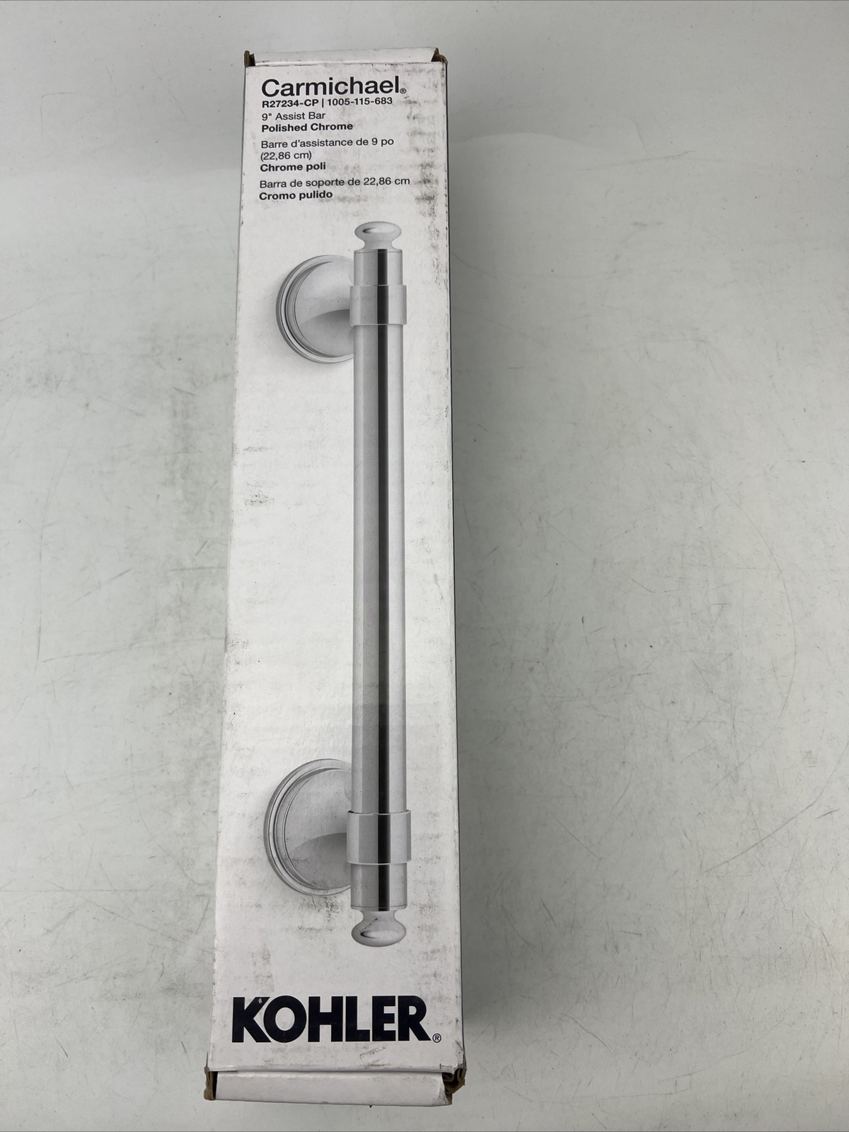 Grab Bar in Polished Chrome Kohler Carmichael 9 In. R27234cp for sale