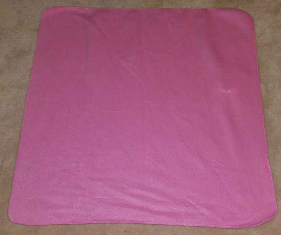 Manta polar rosa Baby Boom suave Lovey Girl lazo blanco Foto 4 de 4