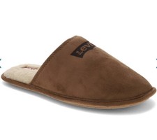 Levi's Mens Milton 2 Microsuede Comfort Memory Foam Slippers Size L 9.5-10.5 