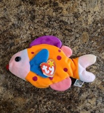 TY Beanie Babies - LIPS the Kissing Fish - MWMT RETIRED Great Gift - New w/ Tags