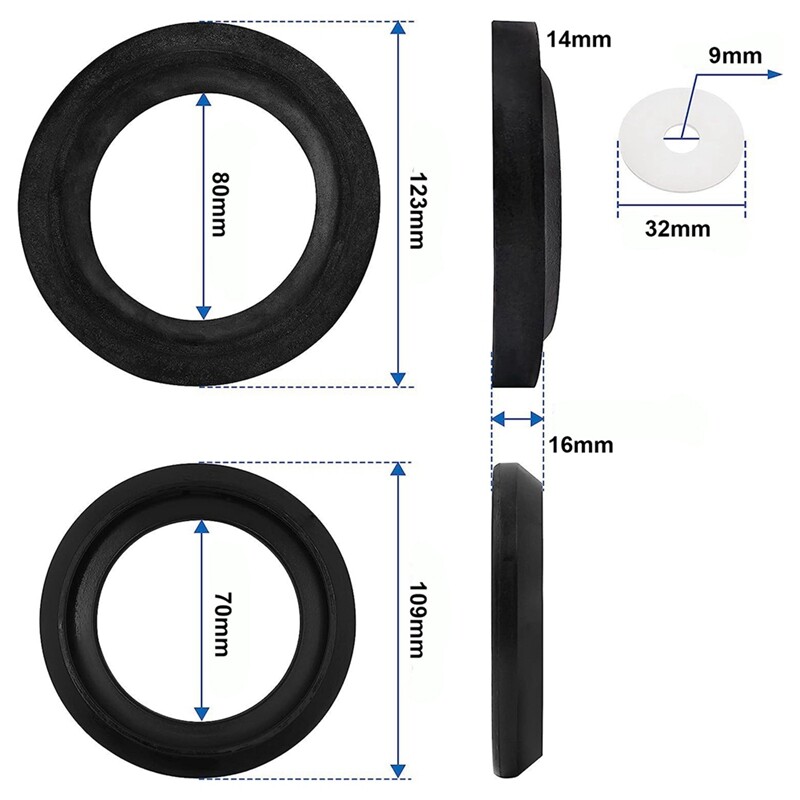 RVToilettendichtung 34120,34117,34106 Ersatz für Thetford RV