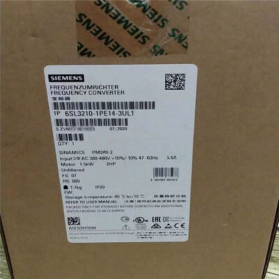 6SL3 210-1PE14-3UL1 NEU SIEMENS 6SL3210-1PE14-3UL1 Power Module G120 PM240-2
