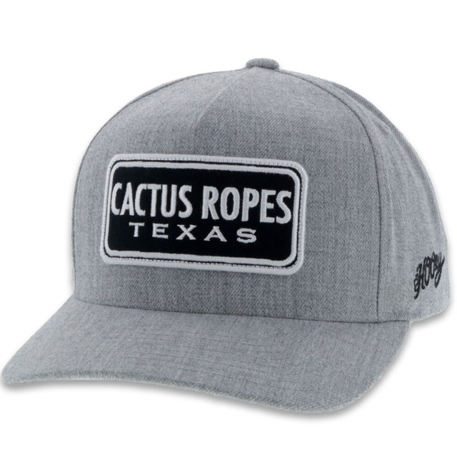 HOOEY Hat Cactus Ropes Texas CR53 Grey Patch Hat New eBay