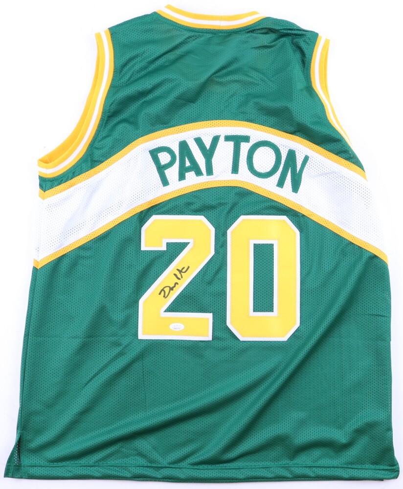 Gary Payton Autographed Signed Seattle Supersonics Jersey (JSA) 2006 NBA Champ / Point Guard 