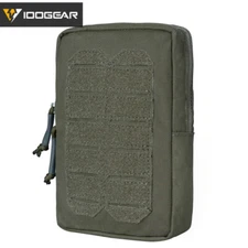 IDOGEAR Tactical Pouch MOLLE Vertical Utility Pouch Laser Cutting Military Gear