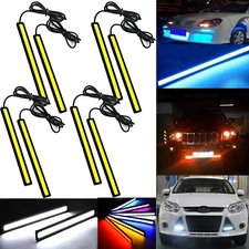 Super Bright Car LED Lights COB Strip For DRL Fog Driving Lamp Waterproof 12V ER