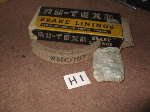 HEINKEL 174CC CABIN SCOOTER AND TOURIST CAR - 1956/57 - NU-TEXA BRAKE LININGS - Afbeelding 1 van 3