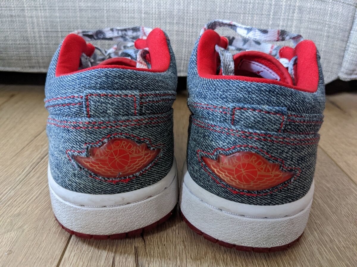 RARE 2006 Nike Air Jordan 1 Retro Low DS Denim 315921-491 RARE 2006 Nike Air Jordan 1 Retro Low DS Denim 315921-491