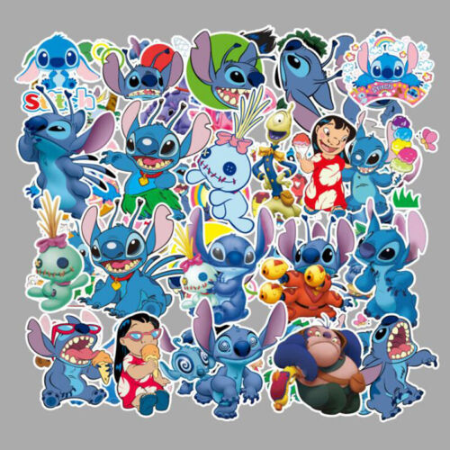 55Pcs Cartoon Stitch Waterproof Kids Stickers DIY Sticker Children Classic . bf | eBay