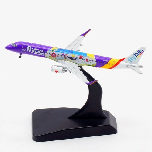 1:400 JC Wings Flybe Airlines Embraer 195 Diecast Models G-FBEM JET Aircraft - Picture 2 of 12