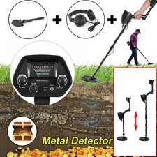 Big Coil Gold Digger Deep Sensitive Metal Detector Shovel Headphone Kits P