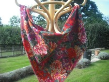 SQUARE floral Scarf: Liberty Varuna Wool & FREE GIFT OF LIBERTY LAVENDER PILLOW