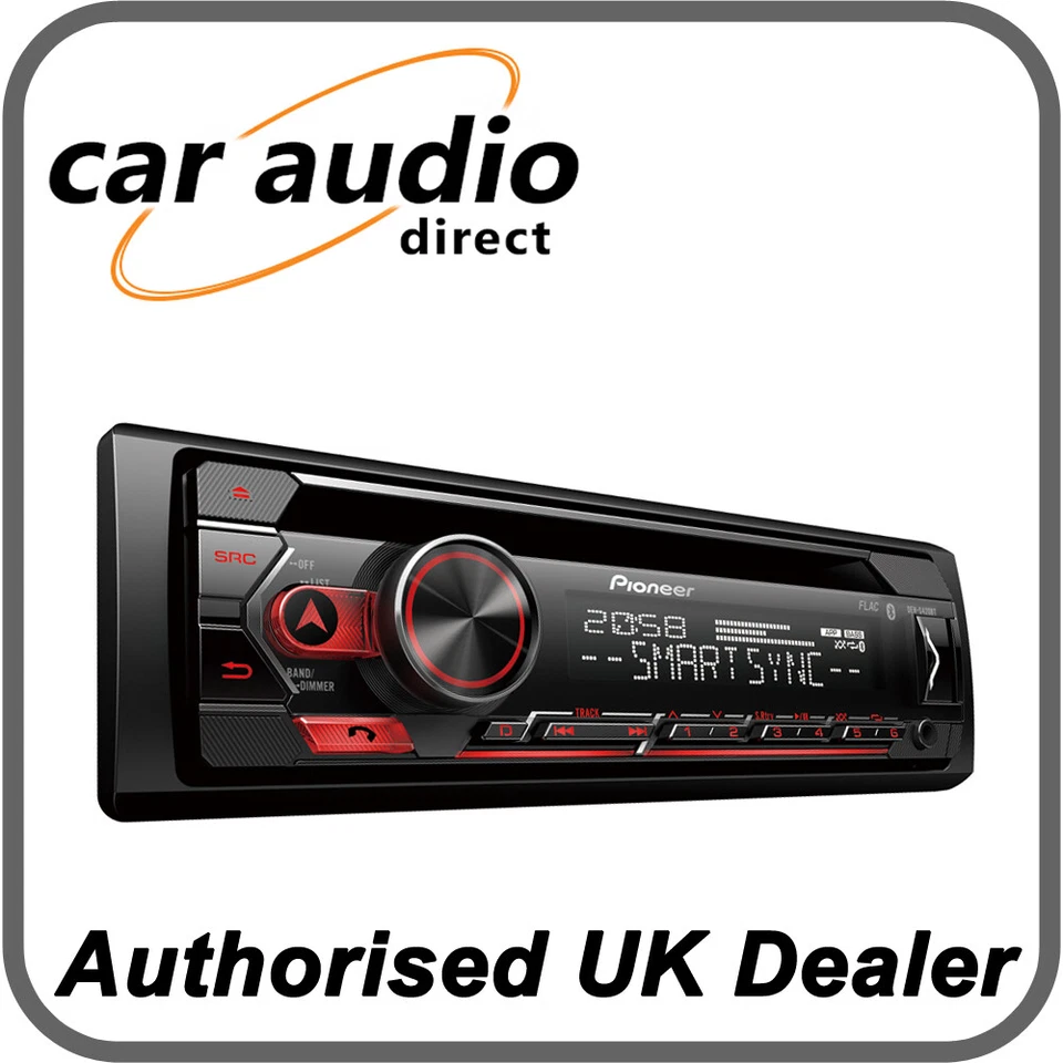 Pioneer DEH-S420BT - CD Tuner, Bluetooth, USB, AUX, Spotify, Apple iOS, Android - Image 2 of 2