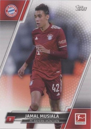 2021-22 Topps Chrome Bundesliga X-Fractors #84 Jamal Musiala 7/250