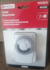 UTILITECH 0224879 INDOOR PROGRAMMABLE TIMER! NEW IN CONTAINER!