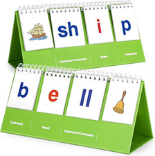 CVCC  CCVC Word Builder,Phonics Games Flash Card for Preschool Kindergarten