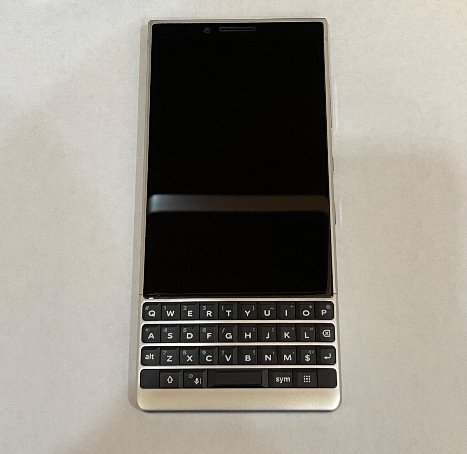 BlackBerry Key2 - 64GB - Silver (Unlocked) BBF100-2. (see description below)