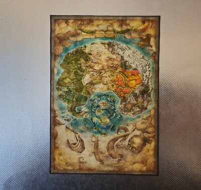 Metaphor: ReFantazio United Kingdom of Euchronia Map Mini Custom Cloth