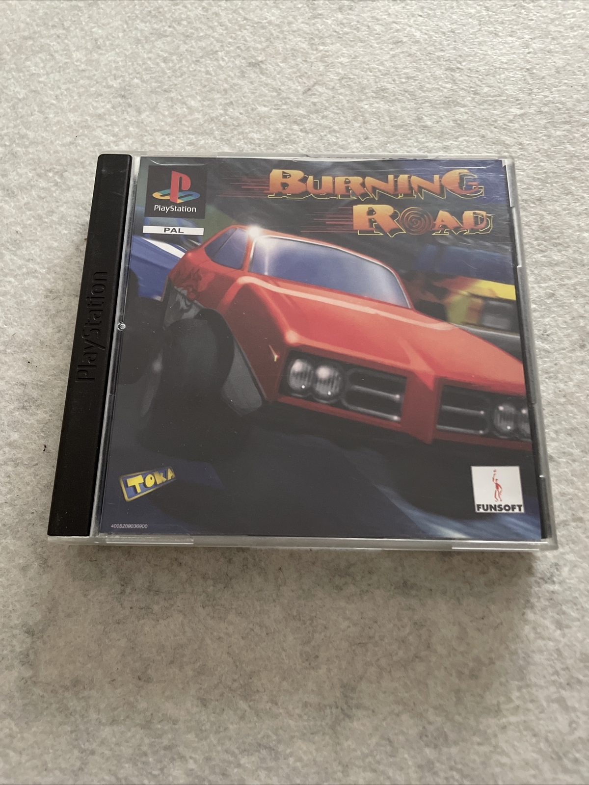 Burning Road Jeu PS1 Complet FR Excellent État