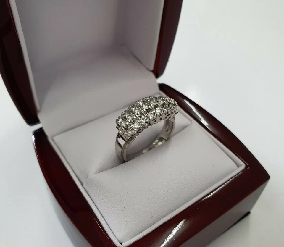 Platin Diamant/Brillant Ring 0,89ct - Bild 4 von 4