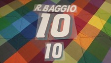 Kit personalizzazione #10 ROBERTO BAGGIO maglia ITALIA Mondiali USA 94 in FLOCK
