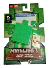 Minecraft 15th Anniversary Turtle and Baby Turtles and Egg 4" Figure NEW 2023