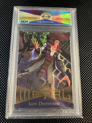 Lady Deathstrike 1995 Marvel Metal DGA PC Slab