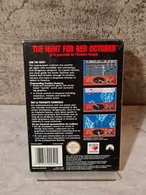 Nintendo NES The Hunt for Red October con embalaje original e instrucciones FRA