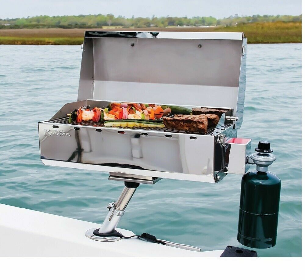 Portable Boat Gas Grill + Accessories Marine BBQ Sailboat Barbecue 14717581318 | eBay