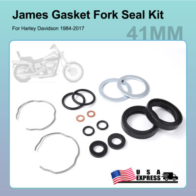 #ad #ad 41mm Fork Oil Seal Kit For Harley Davidson JGI 45849 84 JGI 45849 87 US STOCK $17.39
