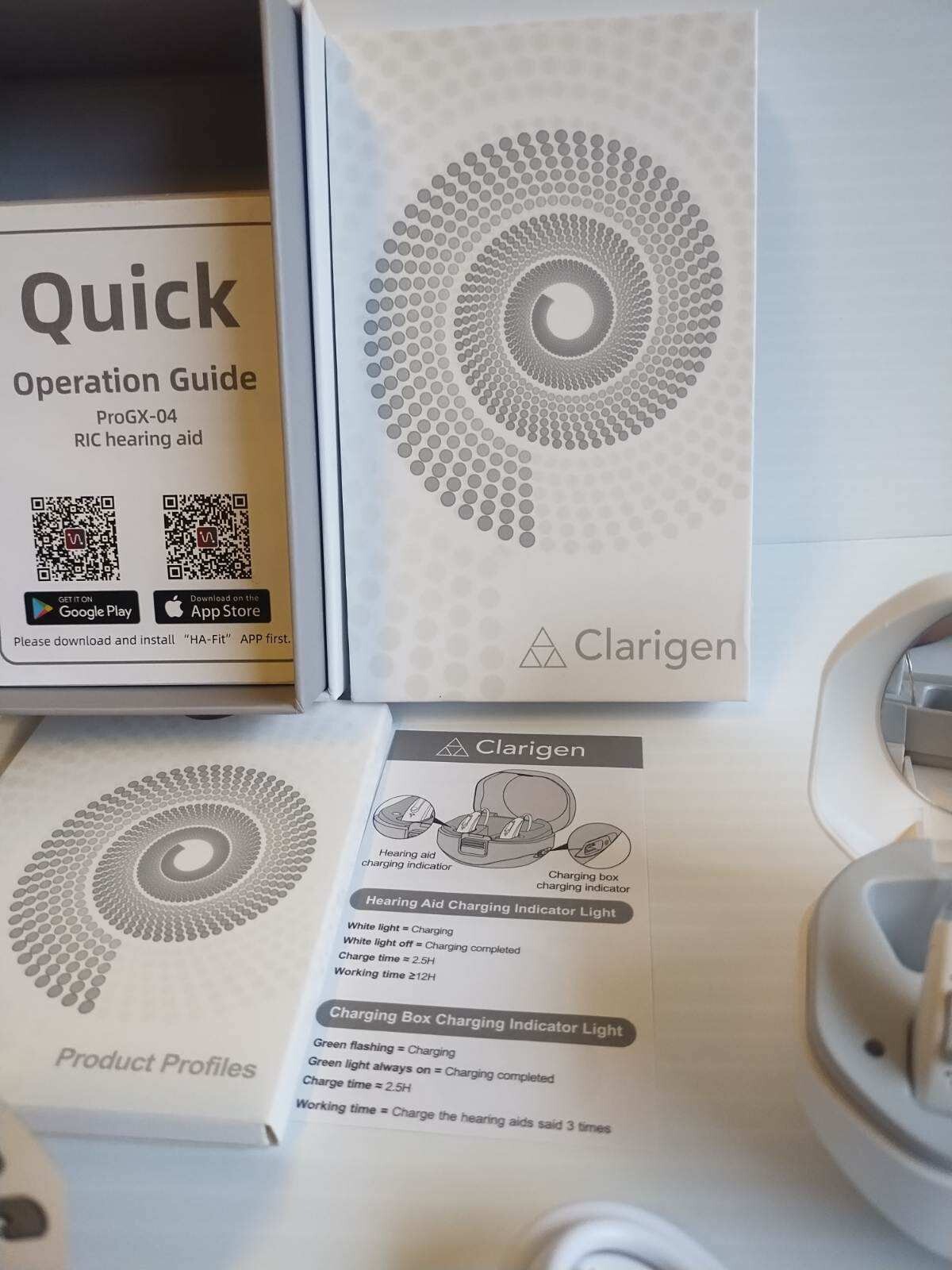 Clarigen Hearing Aids For Seniors With Personalized Test/Setup in Smart