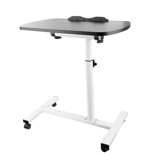 Height Adjustable Mobile Over Bed Table Hospital Overbed Aid Chair Laptop Tray - Picture 11 of 15