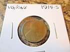 1914-S LINCOLN WHEAT CENT VG/FINE       MM