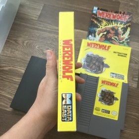 NES Nintendo WEREWOLF Complete CIB Box Comic Insert Game The Last Warrior