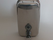 1PC Soap Dispenser Wall Mount Stainless Steel Manual Liquid Pump 800ML