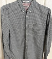 Ben Sherman Mod Check Long Sleeve Shirt Button Down, Men  s L