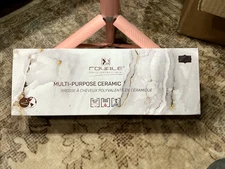 Royale Genius Heating Element Multi-Purpose Ceramic Hair Brush White Marble