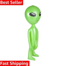 Vibrant 36-Inch Green Alien Inflatable - Ideal for Celebrations and Playtime