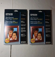 Epson Ultra Premium Photo Paper GLOSSY 5x7 Inches, 20 Sheets S041945