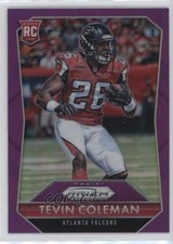2015 Panini Prizm Rookies Violet Prizm Tevin Coleman #289 1v7