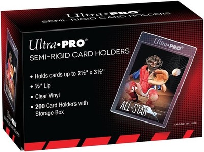Ultra PRO Semi Rigid 1/2 inch Card Sleeves - 200 Count