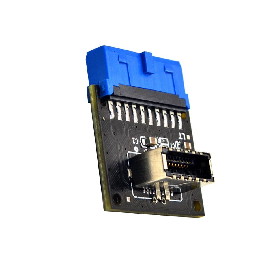 1Pcs Motherboard Expansion Card USB3.0 Front 19PIN to 3.1 TYPE-E 20PIN Adapter m - Image 3 of 4