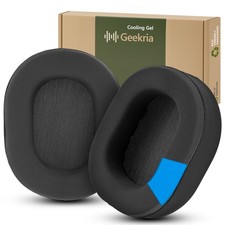 Geekria Cooling-Gel Ear Pads for Corsair HS65, HS55 Headphones Black