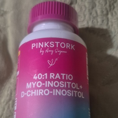 Pinkstork Inositol Powder Myo-Inositol + D-Chiro-Inositol 40:1 Ratio