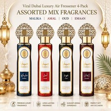 Dubai Air Freshener Safaa Bundle 4 x RANDOM AST 300ml  Luxury Scent Long Lasting