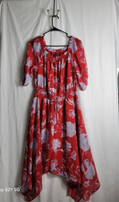 Tommy Hilfiger dress red flower dress size 6