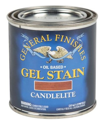 General Finishes Candlelite Gel Stain Heavy Bodied Easy Application 1 Half Pint
