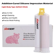 Defend Impression Material VPS - Light Body Regular Set 2 x 25ml Cartridges